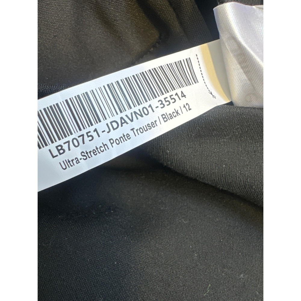 NWT Quince Ultra-Stretch Ponte Bootcut Pants Size 12 Black Office Professional - Picture 7 of 14